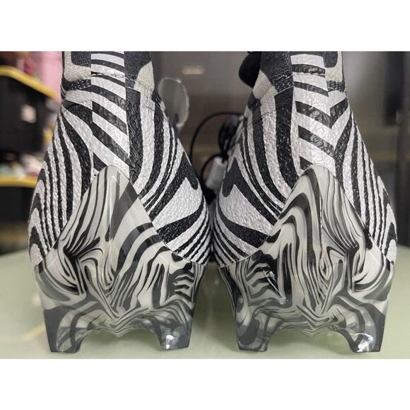NIKE Vapor Edge Elite 360 Football Cleat Zebra Men Size 14 CW4079 main image 7